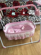 Baby swing crib for sale  EDGWARE