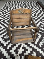 Usado, Decoração de balanço infantil vintage dobrável de madeira ripada comprar usado  Enviando para Brazil