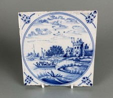 Delft 18thc tile for sale  HAILSHAM