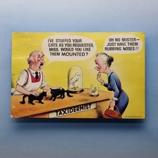 Comic postcard taxidermist for sale Comic postcard taxidermist for sale  TELFORD