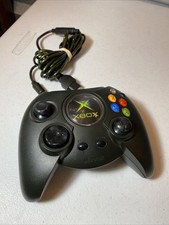 Controle preto original do fabricante Xbox com cabo Breakaway. Testado, usado comprar usado  Enviando para Brazil