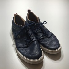 Tênis Lacoste Masculino 9.5 Couro Azul com Cadarço Caminhada Casual Emblema de Jacaré comprar usado  Enviando para Brazil