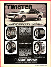 Usado, 1979 RADIAL & TORQUE TWISTER ANÚNCIO DE PNEU DE ALTO DESEMPENHO ~ POS-A-TRACTION ~ COMPTON comprar usado  Enviando para Brazil