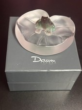 Daum glass frog for sale  WELLINGBOROUGH