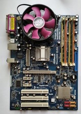 ASRock 4Core1600-GLAN Mobo com Core2 Duo E8400 3GHz CPU e 4GB de RAM teste OK! comprar usado  Enviando para Brazil