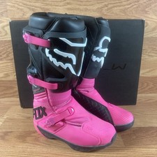 Usado, Botas de Motocross Fox Racing Comp Femininas Tamanho 10 EUA 42.5 UE - Preto / Rosa comprar usado  Enviando para Brazil
