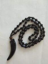 Black obsidian wolf for sale  BOURNEMOUTH