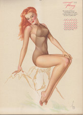 1946 vargas calendrier d'occasion 1946 vargas calendrier d'occasion  Nantes-