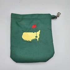 Bolsa de gancho Masters Golf verde pele forrada valiosa Augusta Latch comprar usado  Enviando para Brazil