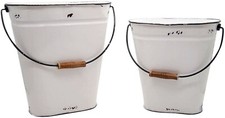 White metal bucket for sale  Ft Mitchell