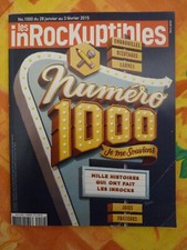 Inrockuptibles 1000 janv. d'occasion  Vincennes