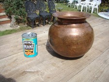 Large copper jardinière for sale  TADLEY