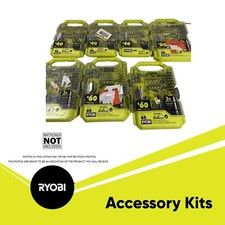 Lote de juegos de brocas y kits de accesorios Ryobi juego de 7 piezas segunda mano  Embacar hacia Mexico