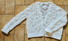 Strickjacke damen weiss gebraucht kaufen  Aue