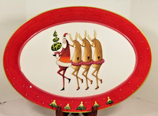 Oval christmas platter for sale  Jenks