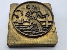 Vintage messing druckstempel gebraucht kaufen  Kernen