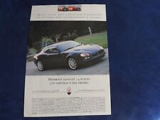 Publicité automobile maserati d'occasion  Saint-Cyr-sur-Mer