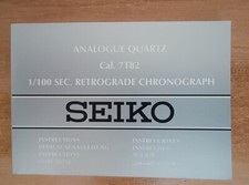 Manuale seiko analogue usato  Monza