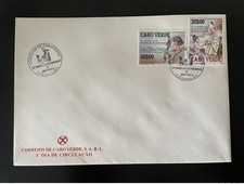 Cabo Verde 2003 Mi. 842 - 843 FDC Papa Joao Paulo II Pope John Paul comprar usado  Enviando para Brazil
