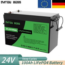24v lifepo4 100ah gebraucht kaufen  Euskirchen