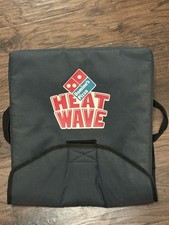 Bolsa térmica Dominos Pizza Delivery isolada térmica autêntica preta grande, usado comprar usado  Enviando para Brazil