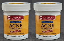 2 X De La Cruz 10% Pomada de Enxofre Medicação para Acne, Força Máxima 2,6 oz comprar usado  Enviando para Brazil