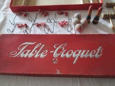 Jeu croquet miniature d'occasion  Haillicourt