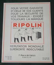 1932 ripolin advertising d'occasion  Expédié en Belgium