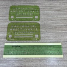Vintage lettering guides for sale  Fruitport