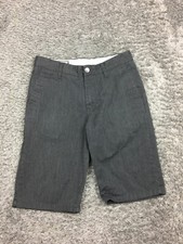 Usado, Volcom Chino Shorts Mens Tamanho 28 Bermudas Cinza Escuro 10" Inseam comprar usado  Enviando para Brazil