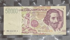 50000 lire bernini usato  Cervignano del Friuli