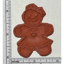 Molde de carimbo de biscoito menina pão de gengibre com design de coração artesanato scrapbooking  comprar usado  Enviando para Brazil