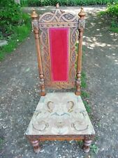 Victorian carved oak for sale  BIGGLESWADE