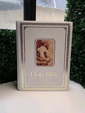 The Family Keepsake Bible Holy Bible NIV 1993 White Hardcover Words Christ Red comprar usado  Enviando para Brazil