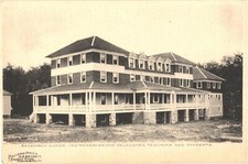 Monroe County, Pennsylvania Assembly Lodge zarezerwowana dla delegatów pocztówka na sprzedaż  Wysyłka do Poland