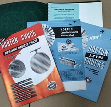 Horton Chuck Mfg Co. Folleto Catálogo Lote Maquinaria Industrial Metal Funcionamiento De Colección segunda mano  Embacar hacia Mexico