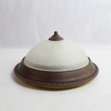 Frosted glass dome for sale  Mcminnville