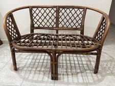 Salottino vintage rattan usato  Villarosa