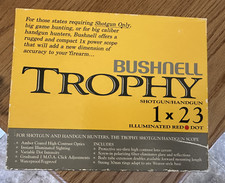 Bushnell trophy 1x23 for sale  Mansfield