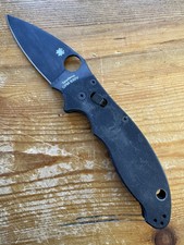Spyderco manix black for sale  Denver