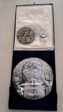 Trittico medaglia bronzo usato  Roma