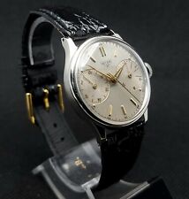 HEUER ref.403 vintage década de 1950 ctonógrafo Valjoux 23 Big Eye pré Carrera 404 comprar usado  Enviando para Brazil