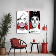 Quadro marilyn hepburn usato  Martina Franca