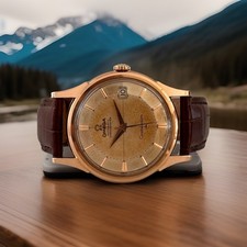 Relógio de pulso vintage Omega Constellation pie pan ouro rosa 18K 14393/94 SC 3 comprar usado  Enviando para Brazil