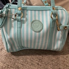 Bolsa cosmética Kangaroo by Sarne Candy listrada azul/branco, usado comprar usado  Enviando para Brazil