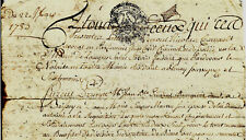 1783 plesnoy acte d'occasion  Vesoul