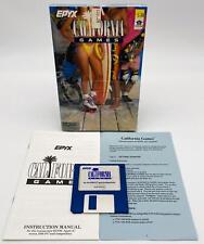 EPYX California Games 1987 juego original PC/IBM disco de 3,25", caja original, 19305T segunda mano  Embacar hacia Argentina