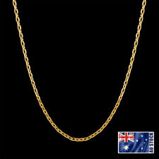 Colar de elos de ouro amarelo 18K GP 1,5 mm corrente âncora para pingente PREÇO DE ATACADO, usado comprar usado  Enviando para Brazil