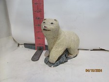 Używany, CHALKWARE POLAR BEAR FIGURINE - HAS A FEW MINOR OWIES TO BASE na sprzedaż  Wysyłka do Poland