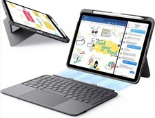 ESR iPad Air 11" (M3/M2) Capa Teclado Flexível, Teclado Destacável Ultra Leve comprar usado  Enviando para Brazil